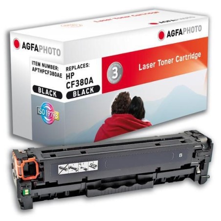 AgfaPhoto Black Toner - High-Quality Printing with APTHPCF380AE - Exceptional Performance & Reliability